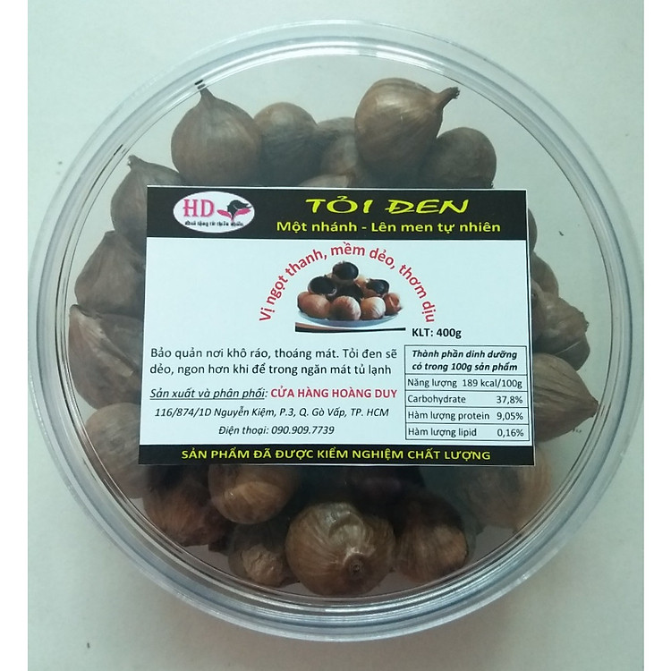 Tỏi đen một nhánh (hộp 400g)