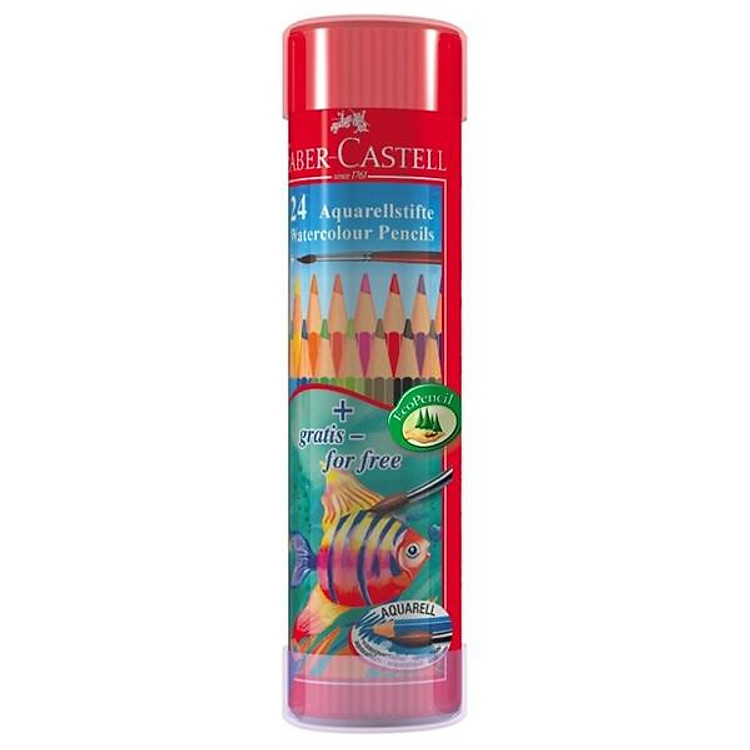 Bút Chì Màu Nước Faber Castell Fish 115924 (24 màu)