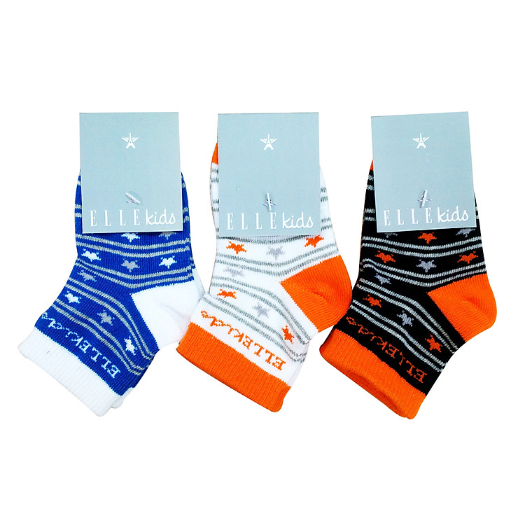 Vớ cổ ngắn bé trai ELLE KIDS EK04 Chính hãng Tiết kiệm - Hình ảnh 2