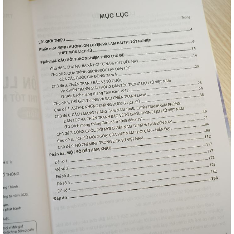 Ôn luyện trắc nghiệm thi tốt nghiệp trung học phổ thông môn Lịch sử - Ảnh 3
