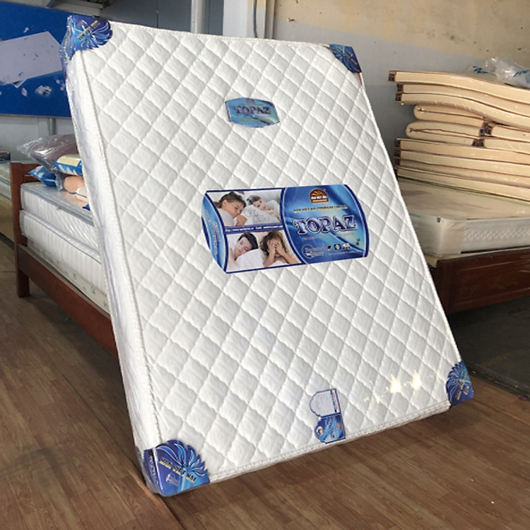 Nệm Lò Xo Topaz 2 Viền, Vải Cotton Hàn Việt Hải