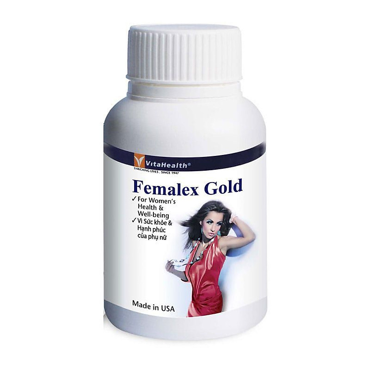 Thực Phẩm Chức Năng Viên Uống Cải Thiện Sinh Lý Nữ Femalex Gold Caps 30 Viên - Vita Health