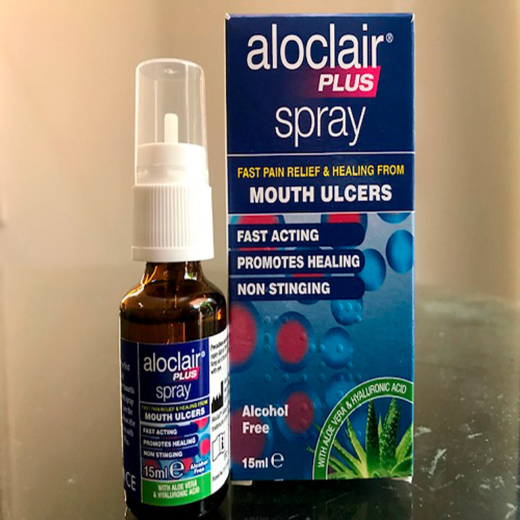ALOCLAIR Plus Spray TRỊ NHIỆT MIỆNG
