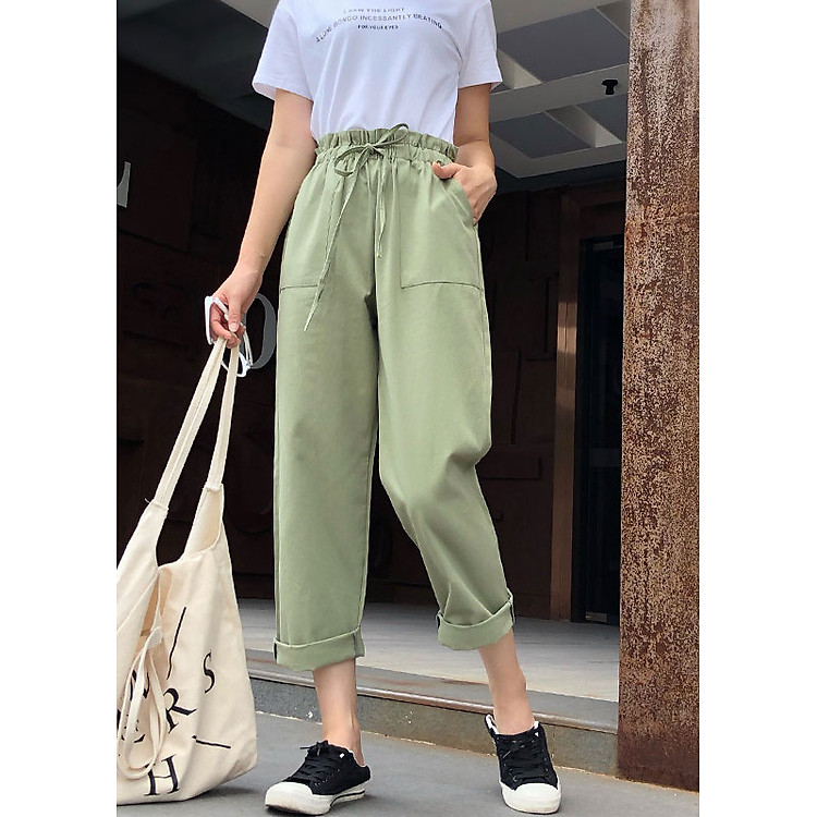Quần baggy nữ túi vuông Haint Boutique Qt33
