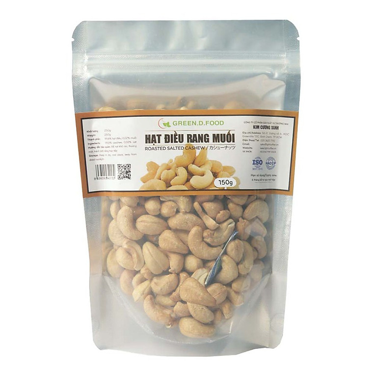 Hạt điều rang muối GreenD Food (150G)