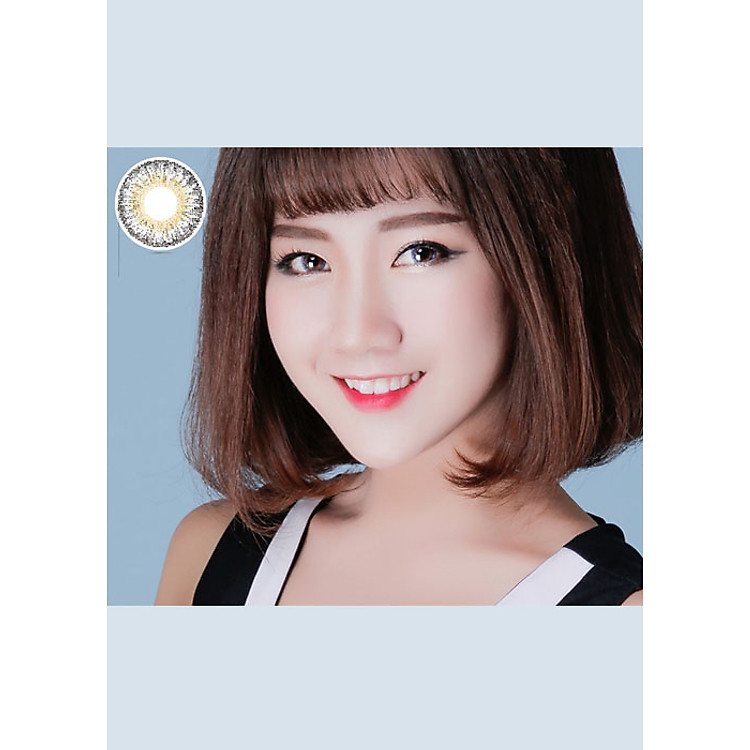 Kính áp tròng dùng 1 tháng màu BALI BLUE - Độ nặng