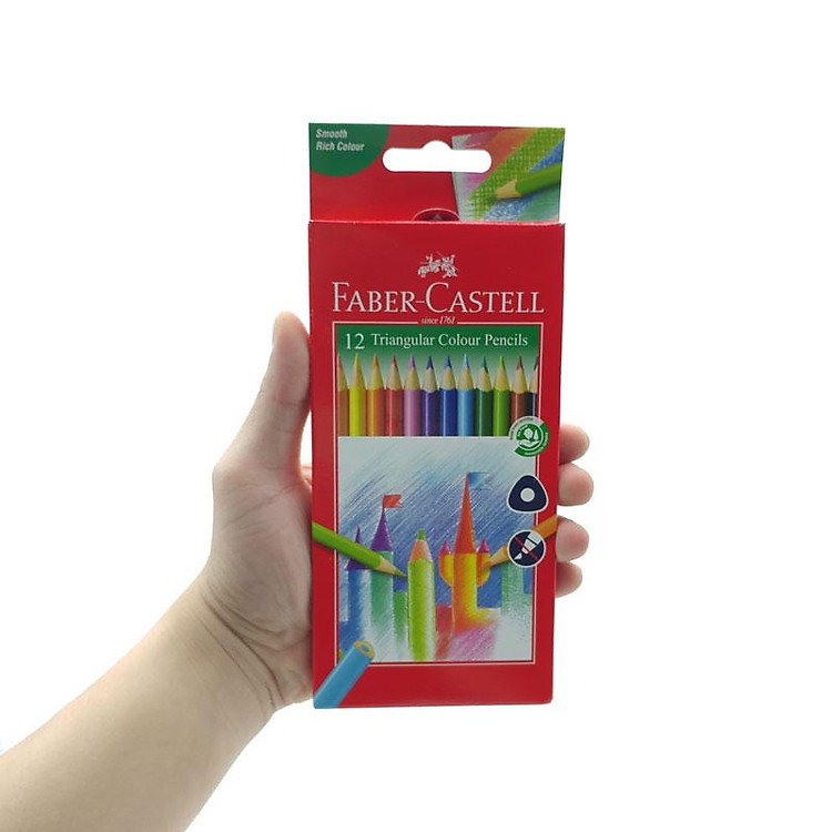 Hộp Bút Chì Màu Tam Giác Faber-Castell (12 chiếc) - Ảnh 5