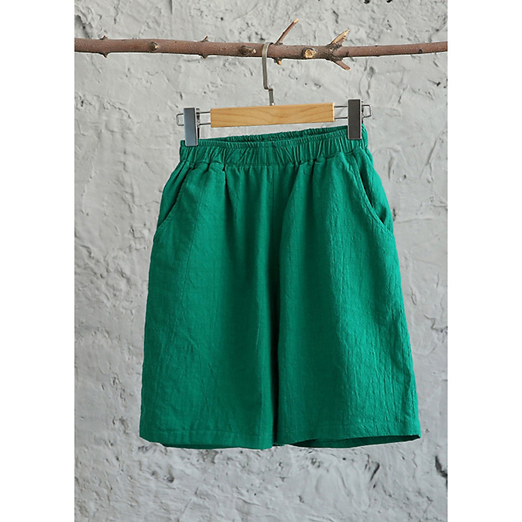 Quần short thô suông