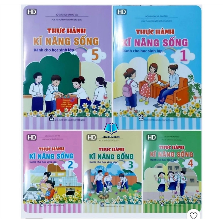 Sách - Thực hành Kĩ Năng Sống Dành cho học sinh lớp 1, 2, 3, 4, 5