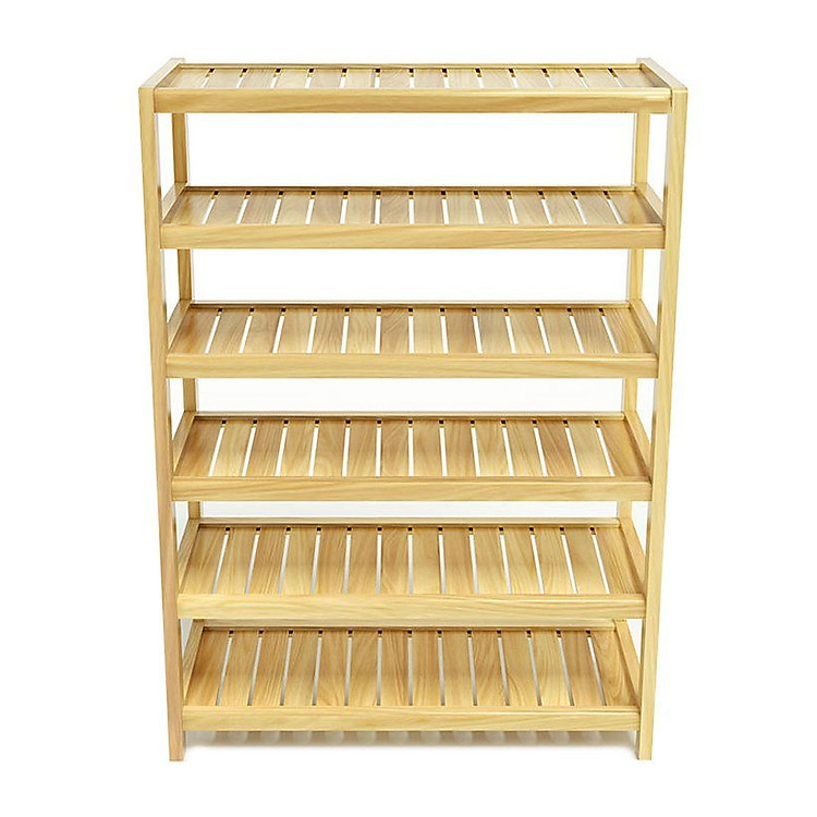 Kệ giày dép gỗ 6 tầng ngang 60