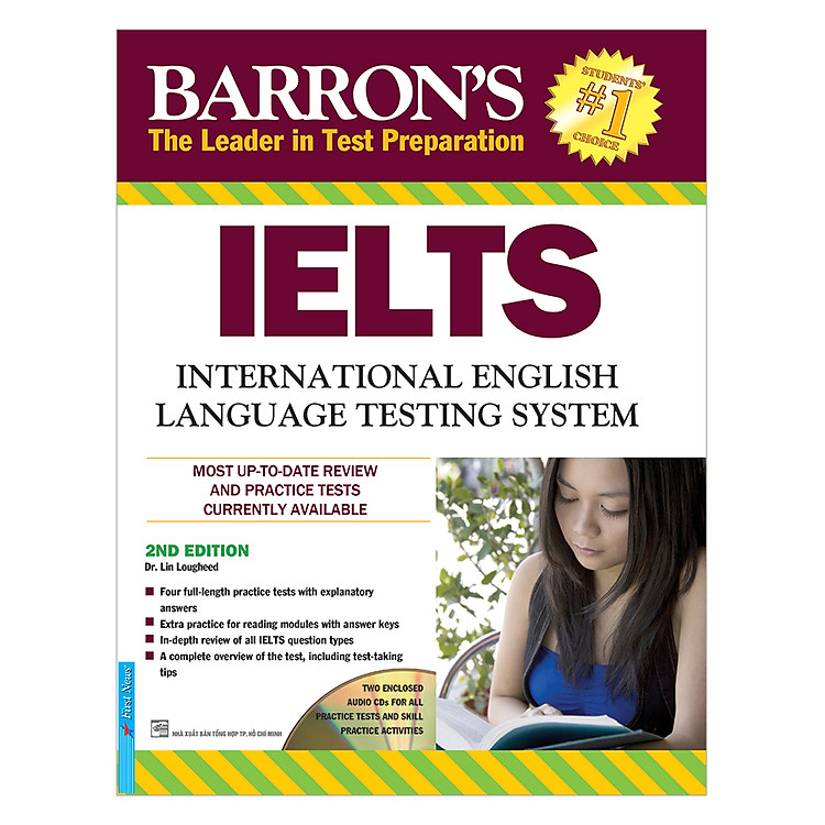 Sách Barron's IELTS International English (Kèm 2 CD) (Tái Bản 2019)