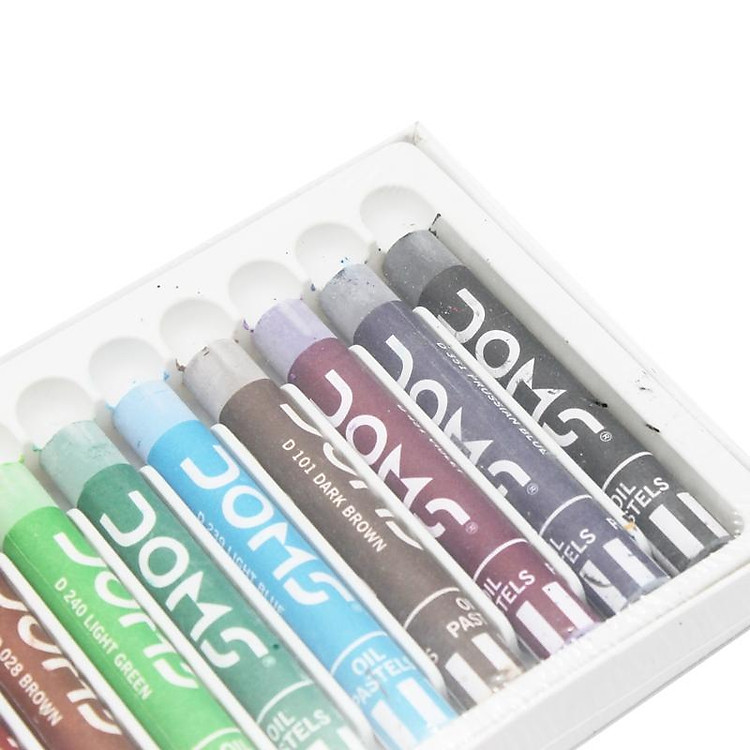Hộp Bút Sáp Dầu DOMS 12 Màu - Ảnh 3