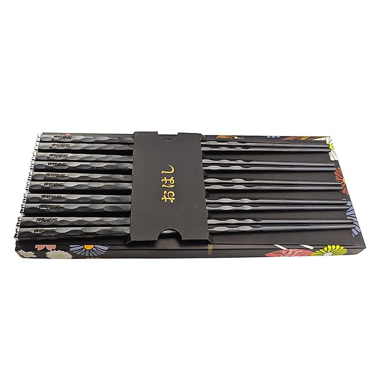 Bộ 5 đôi đũa sợi thủy tinh, kháng khuẩn chịu nhiệt cao cấp GS0844