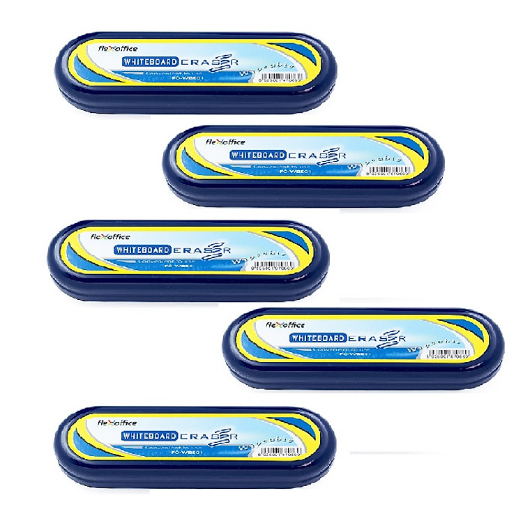 Bộ 5 Lau bảng trắng Flexoffice FO-WBE01