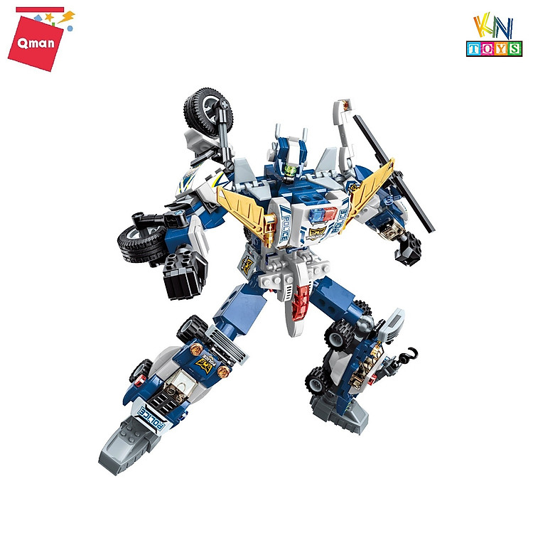 Đồ chơi xếp hình Qman 41104 - Cảnh sát Chính hãng Tiết kiệm - Hình ảnh 5