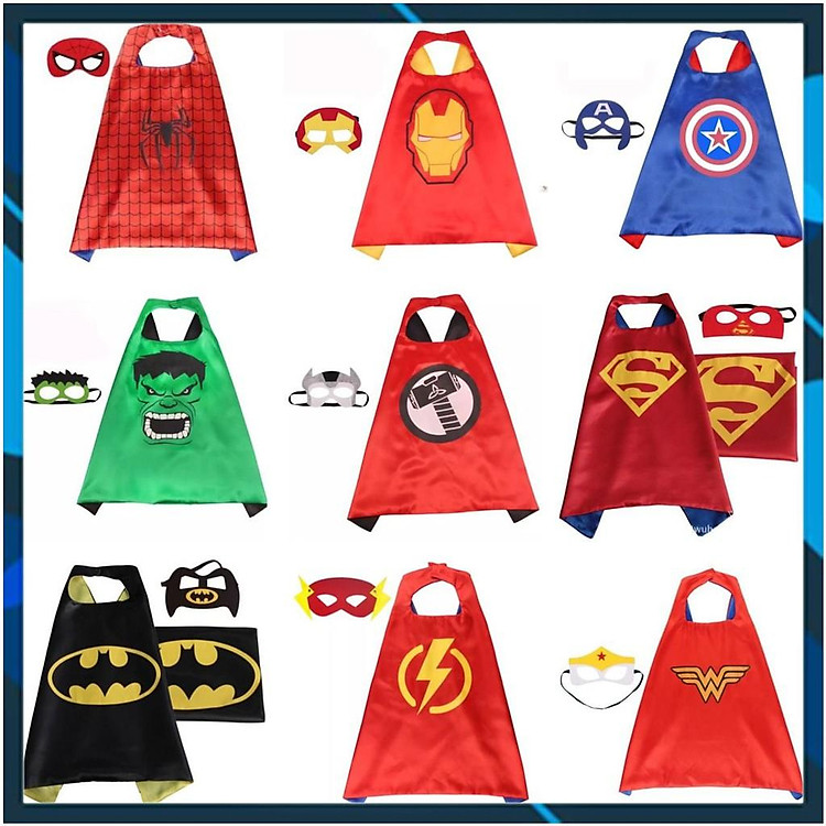 Áo Choàng Siêu Nhân, Khăn Choàng Siêu Nhân Cho Bé