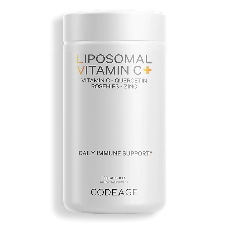 Viên Uống Vitamin C Chống Oxy Hóa, Tăng Cường Miễn Dịch Codeage Liposomal Vitamin C (180 Viên)