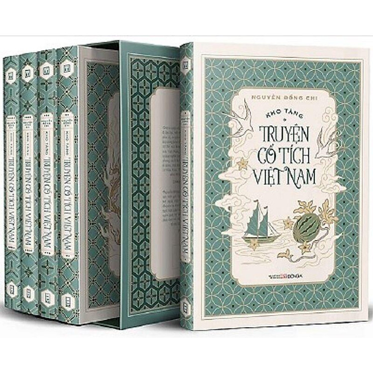 Kho tàng truyện cổ tích Việt Nam - Bộ 5 tập, in lần thứ 10, hiệu chỉnh đầy đủ theo bản gốc, bao gồm 201 truyện chính kèm phần nghiên cứu và khảo dị