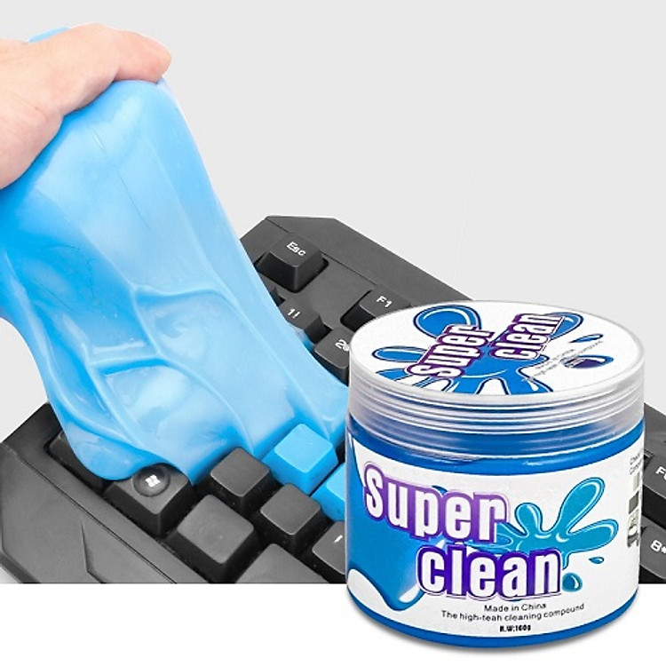 Bộ 2 Hộp Gel silicon lấy bụi bẩn từ ô tô, khe bàn phím máy tính, laptop, điện thoại di động, máy ảnh..., giao màu ngẫu nhiên