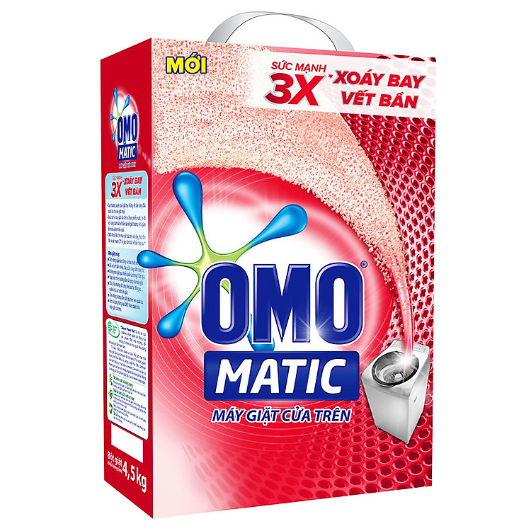 Hộp Bột Giặt OMO Matic Cửa Trên 21159686 (4.5kg)