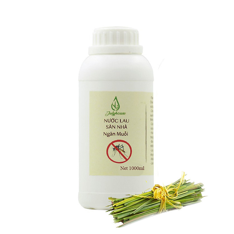 Nước lau sàn đuổi muỗi tinh dầu Sả Chanh 1000ml JULYHOUSE