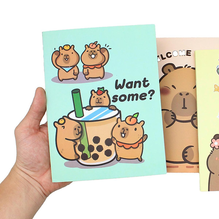 Tập Học Sinh Capybara 4 Ô Ly (200 trang, 80gsm) - Ảnh 4