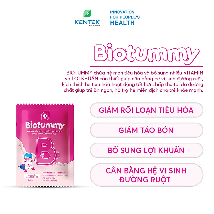 Mua Thực phẩm bổ sung lợi khuẩn cho bé BIOTUMMY Tin cậy Tiết kiệm - Hình ảnh 3