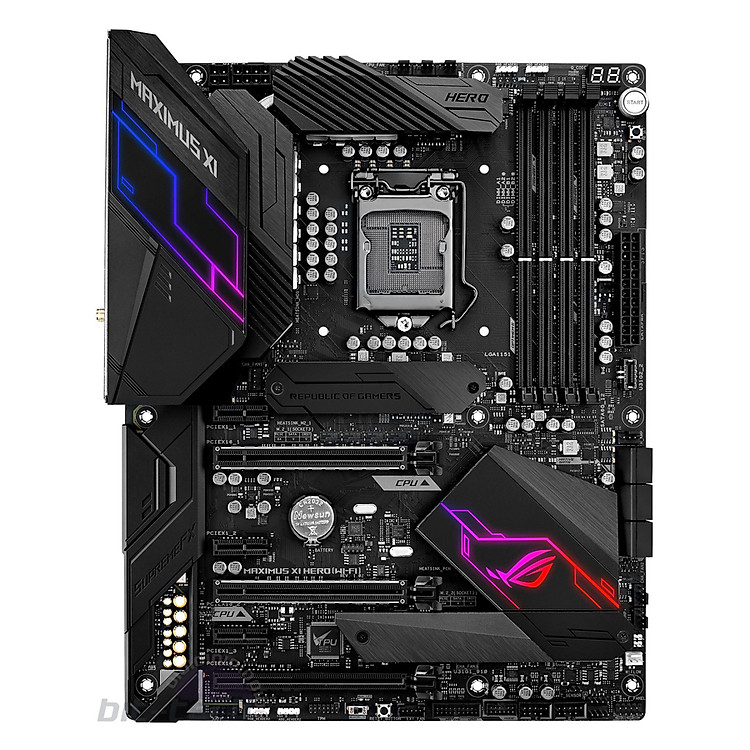 Bo Mạch Chủ Mainboard Gaming Asus ROG Maximus XI Hero (Wifi) Z390 ATX Tản Nhiệt M.2 - Hàng Chính Hãng