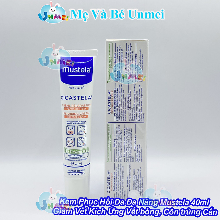 Kem Phục Hồi Da Mustela Cicastela 40ml Chính hãng Tiết kiệm - Hình ảnh 4