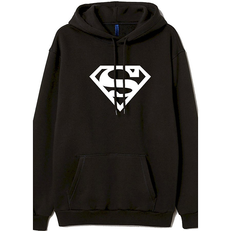 Áo Hoodie Đen Superman