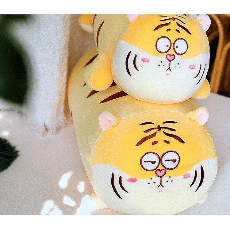Thú nhồi bông hổ dễ thương 45-70cm Chính hãng Giá rẻ - Hình ảnh 4