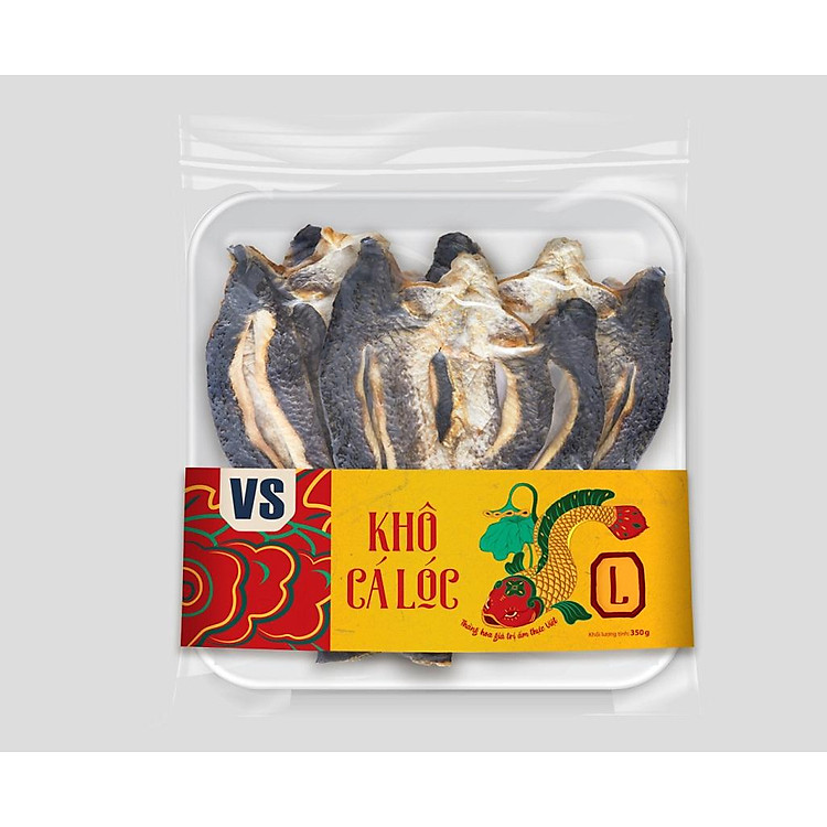 Khô cá lóc VS size L 350g