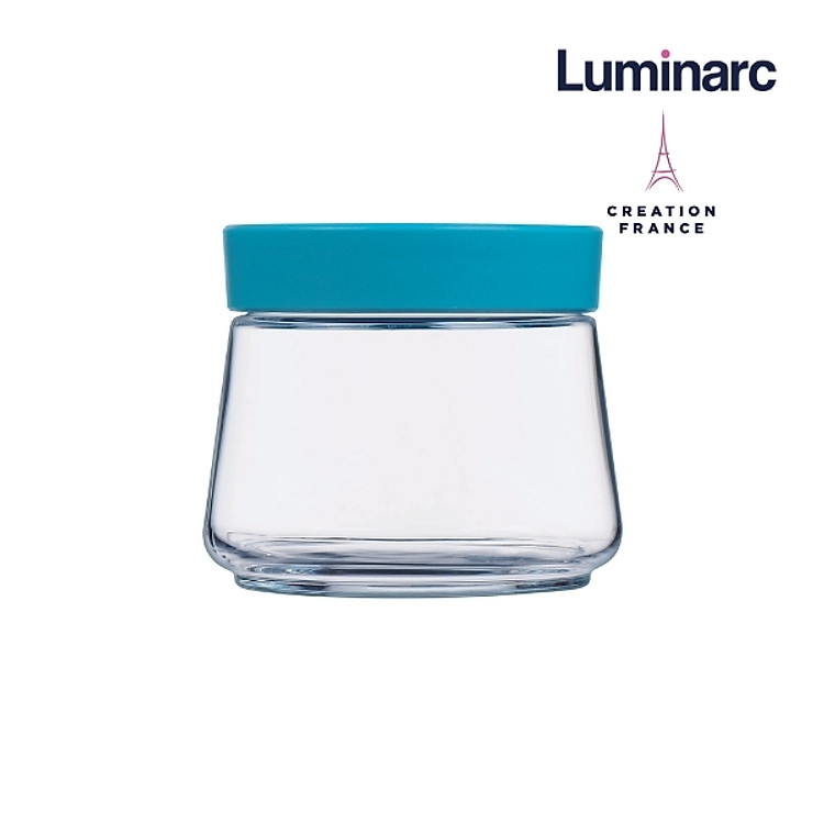 Combo 3 Hũ Thuỷ Tinh Luminarc Swing Nắp Xanh 500ml - LUHUP5279