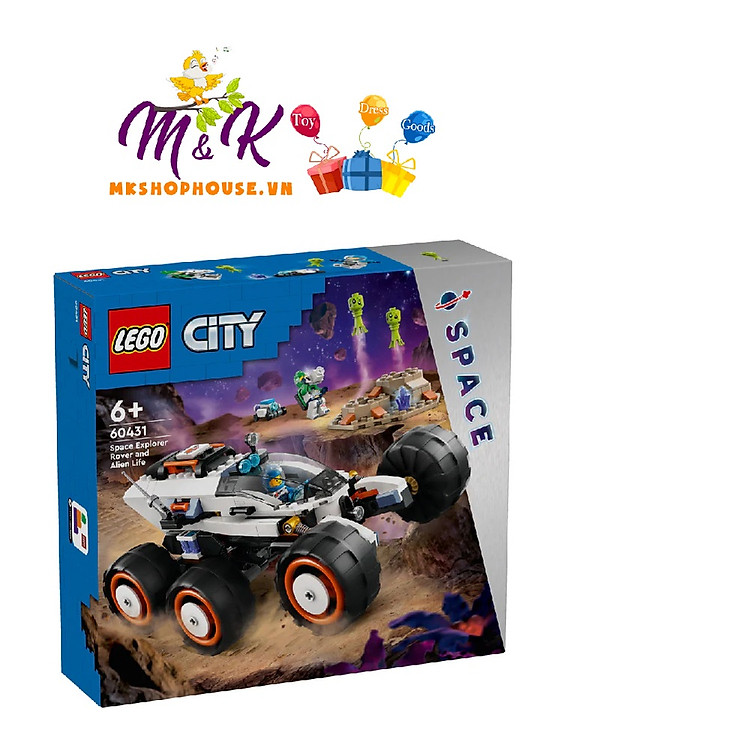 Tìm mua tại Avakids: LEGO CITY 60431 Xe thám hiểm không gian - Ngập tràn khuyến mãi