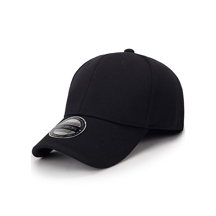 Nón kết thể thao - Mũ lưỡi trai trơn không khóa phong cách cá tính