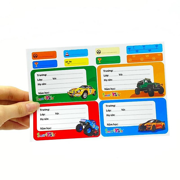 Nhãn Vở Smart Kid Monster Truck LB02 (20 nhãn) - Ảnh 5