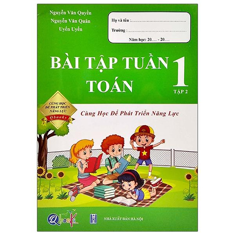 Bài Tập Toán Lớp 1 - Tập 2 (Cùng Học Để Phát Triển Năng Lực)