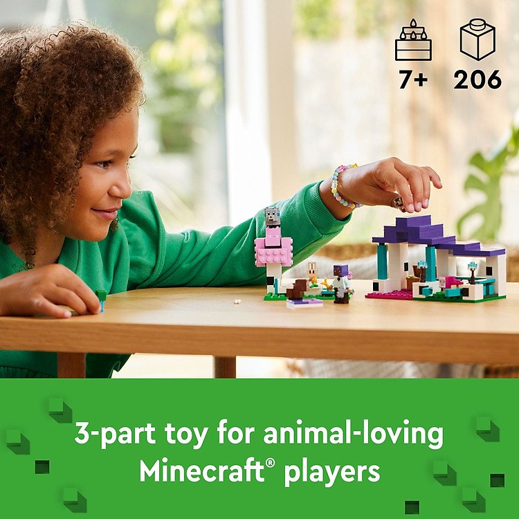 Mua LEGO MINECRAFT 21253 Mô hình bảo tồn động vật Chính hãng Giá rẻ - Hình ảnh 3