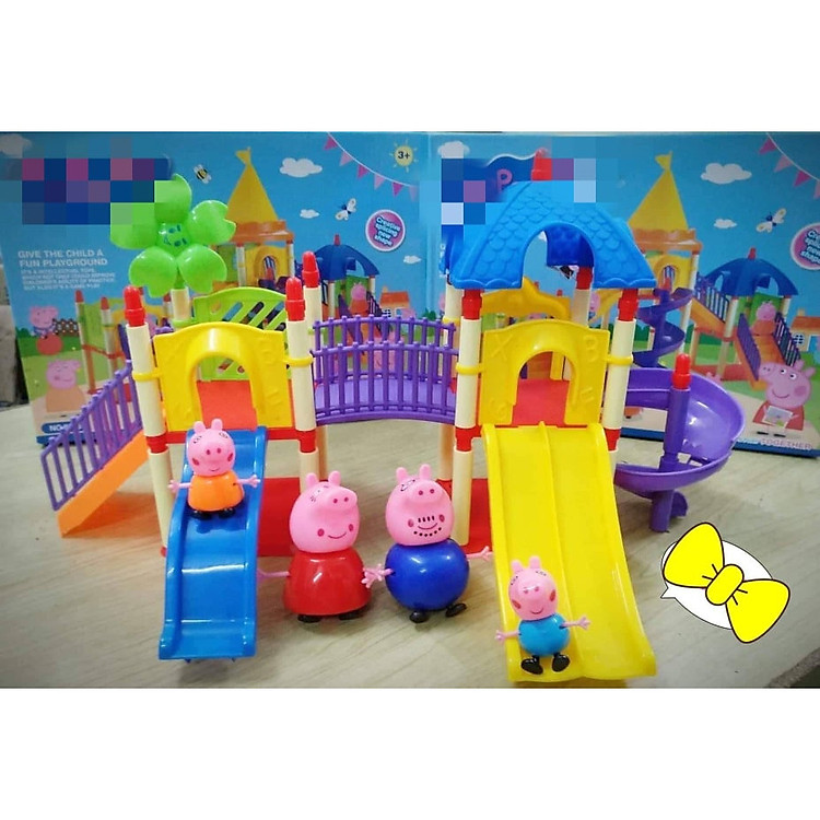 Bộ lắp ráp, xếp hình tổ hợp công viên giải trí Peppa Pig (mẫu ngẫu nhiên)