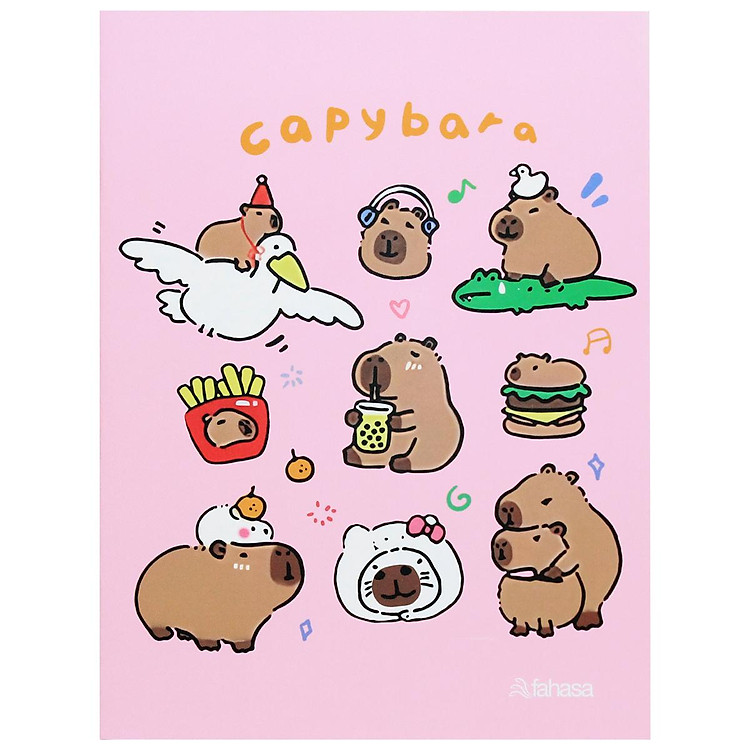 Tập Học Sinh Capybara - 4 Ôly (96 trang, 100gsm) - Ảnh 6