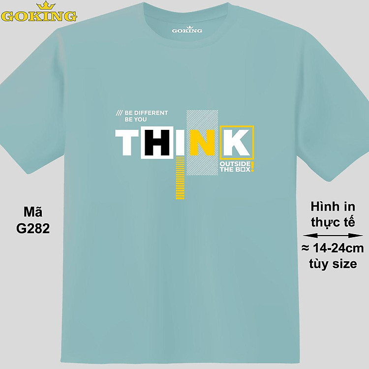 Think Outside The Box, mã G282. Áo thun siêu đẹp cho cả gia đình. Form unisex cho nam nữ, trẻ em, bé trai gái