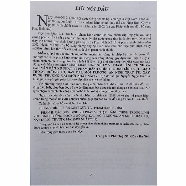 Bình Luận Luật Xử Lý Vi Phạm Hành Chính - Ảnh 2