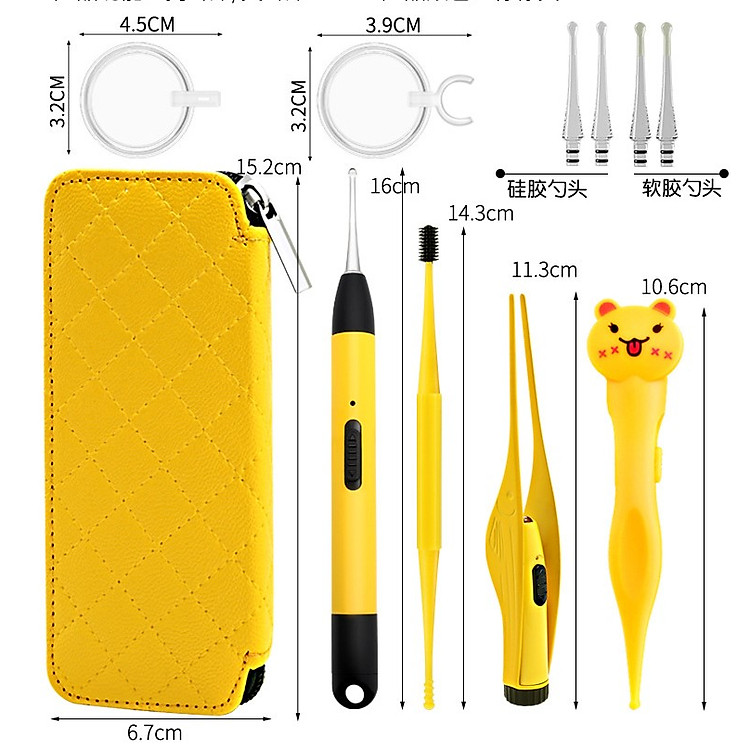 Mua Set 4 Dụng Cụ Lấy Ráy Tai Có Đèn Chính hãng Tiết kiệm - Hình ảnh 3