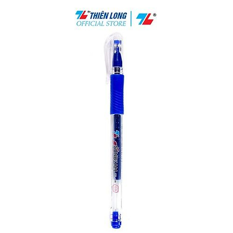 Combo 5/10/20 Bút Gel Thiên Long GEL-08 ngòi 0.5mm mực xanh đỏ đen tìm có nắp đậy, đệm cầm tay phù hợp cho học sinh