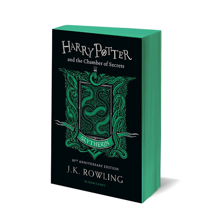 Sách Harry Potter Part 2: Harry Potter And The Chamber Of Secrets (Paperback) Slytherin Edition (Harry Potter và Phòng chứa bí mật) (English Book)