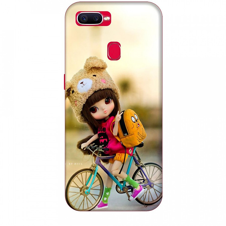 Ốp lưng dành cho điện thoại OPPO F9 Baby anh Bicycle Mẫu 2