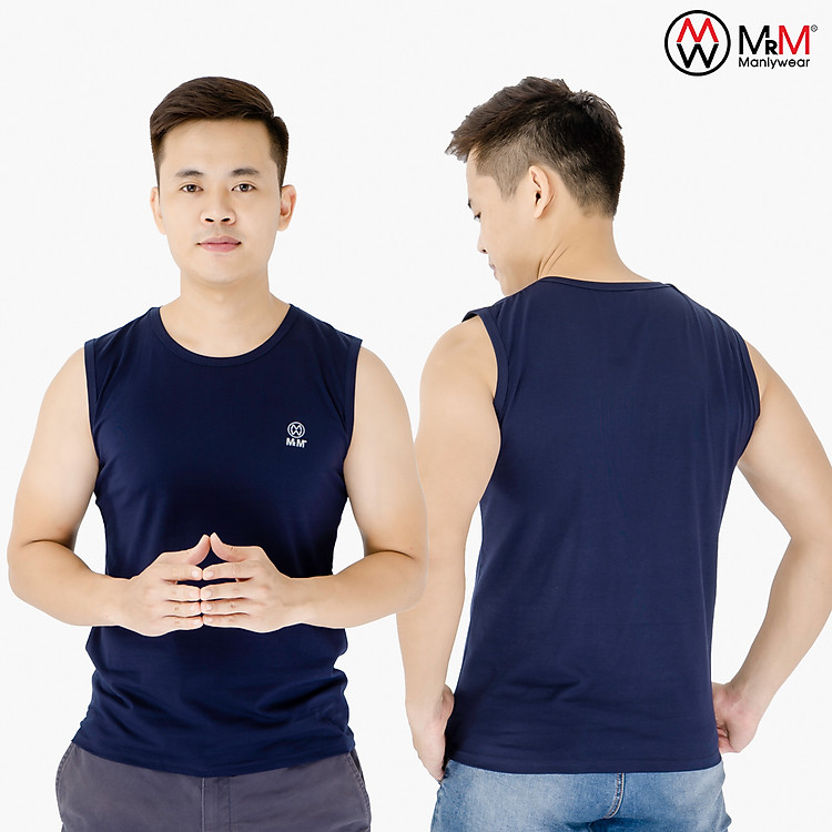 Combo 2 áo ba lỗ nam, áo sát nách nam,sợi cotton cao cấp mềm mịn, thấm hút mồ hôi, siêu thoáng mát, co giãn 4 chiều Mrm Manlywear - CM