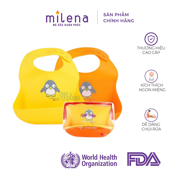 Bộ 2 Yếm Ăn Dặm NatureBond Cao Cấp Chính hãng Tiết kiệm - Hình ảnh 2