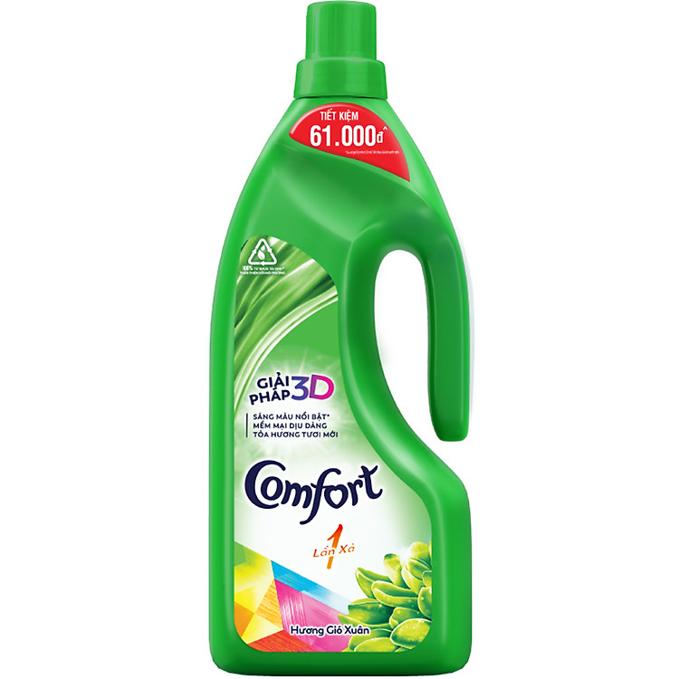 Nước Xả Vải Comfort Đậm Đặc Hương Gió Xuân Chai 1.8l - 32010053