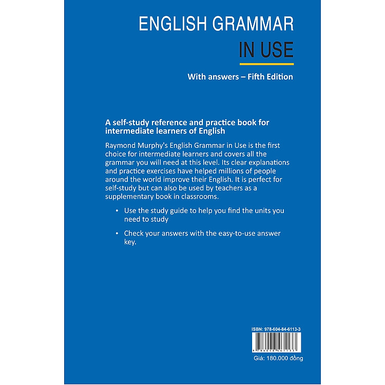 Ngữ pháp tiếng Anh thường dùng (trình độ trung cấp) – English Grammar in Use